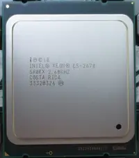 在飛比找Yahoo奇摩拍賣-7-11運費0元優惠優惠-【含稅】Intel Xeon E5-2670 2.6G 8C