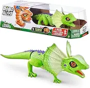 Robo Alive Lurking Lizard Series 3 Green by ZURU Battery-Powered Robotic Light Up Interactive Electronic Reptile Toy That Moves (Green)