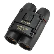 ; 30x60 Folding Binocular HD Red Coated Film Lens Telescope Low Light Level Night Vision 126M/1000M