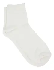 [yd.] Crew Bamboo Socks in White