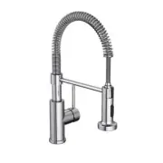 Glacier Bay Cartway Single-Handle Spring Non Pull-Down Sprayer Kitchen Faucet