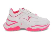 Sneakers Windsor Smith CHAOS B in white leather - Women's Shoes