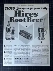 Vintage 1931 Hires Root Beer Print Ad