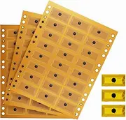 20pcs NFC Tags Flexible NTAG215 Stickers Rectangle NFC Key Tag Rewritable Waterproof RFID Tag Heat-Resistant Works with Control Management NFC-Enabled Devices