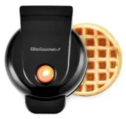 EWM013B Electric Nonstick Mini Waffle Maker with 5-inch cooking surface, Belg...