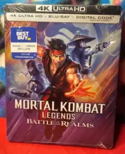 Mortal Kombat Legends: Battle of the Realms (4K UHD/Blu-ray, 2021) Steelbook