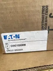 Eaton CVH2100XMM 2 Pole 100 Amp 240V Circuit Breaker New In Box CVH