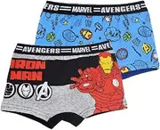 [Marvel] Boys Kids Boxer Shorts Avengers Underwear (Set 1, 2-3 Years)
