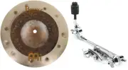 Meinl Cymbals 10 inch Byzance Dual Splash Cymbal + Tama MCA53 Value Bundle