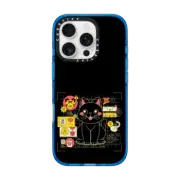 iPhone 16 Pro Impact Case Japanese Cat Graph