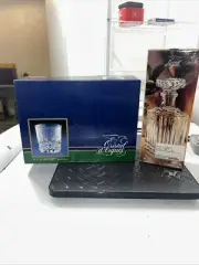 Cristal d'Arques Tuilleries Villandry Crystal Decanter & 6 Glass Set (NIB) Heavy