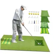 Golf Hitting Mat Indoor Outdoor, 5 * 4ft 5x4ft (4 Insert Mats)-10mm Eva Base
