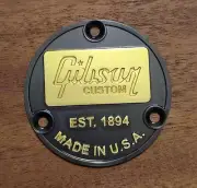 GIBSON guitar board toggle switch back metal cover LPGREY GOLD