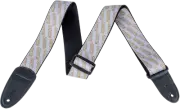 Genuine Gretsch Strap with Gold Logos, White