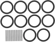 CHILDWEET 10 Sets Impact Driver Socket Rubber Ring and Pin Replacement Kit for Efficient Tool Usage Compatible with Drive Sockets Enhances Safety and Stability During Operation