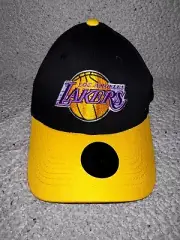 NBA LA LAKERS Black and Yellow Curved Brim CAP / HATS Oz seller, Fast Postage