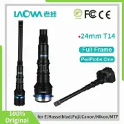 Laowa 24mm T14-40 2x Full Frame Macro Cinema Lens for Canon Nikon Sony PL Leica