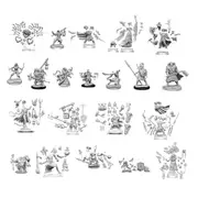 [WizKids Games] Wizkids D&D Frameworks Miniature Model Kit - Human Monk M