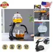 Elegant Borosilicate Glass Teapot with Magnetic Infuser - Perfect Gift Set