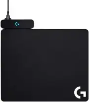 Logitech G POWERPLAY Wireless Charging Mouse Pad, Cloth and Hard Gaming Mouse Pa