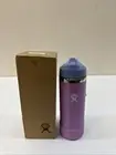 Hydro Flask Kid's Wide Mouth Water Bottle with Straw Cap & Boot, 18 oz - Anemone