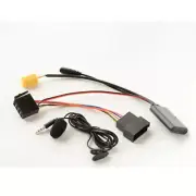 6 Pin Bluetooth AUX Cable Microphone Adapter Kit For Smart 451 Fiat Grande Punto