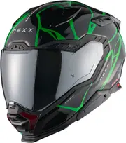 Nexx X.WST 3 B-Side Helmet, black-green, Size S for Men Black Green
