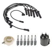 ACDelco Ignition Kit Distributor Rotor Cap Wire Spark Plugs for Firebird 2.8 V6