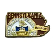 Pennsylvania State Of Capital Harrisburg Hat lapel Pin AVA0347 F1D30P