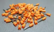 25/50/100Pcs E7508 20AWG 0.75mm² ORANGE Insulated Ferrule Bootlace Terminal