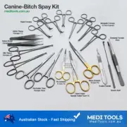 Bitch Spay Kit, Canine Surgery, Ovaries Removal, Small Animals, Premium Quality