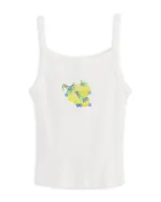 KatieJnyc Girls' Lemon Graphic Tank Top - Big Kid