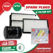 NGK Iridium Spark Plugs & NTK Filter Service Kit for Suzuki Swift RS415 RS416 EZ (for: Suzuki)
