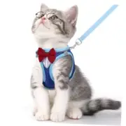 Cat Vest Harness and Leash Set for Walking Escape Proof, Adjustable Kitten