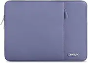 MOSISO Laptop Case 15 inch, 15 inch Laptop Sleeve Compatible with MacBook Air 15 M4 A3241 M3 A3114 M2 A2941 2025 2024 2023,Dell XPS 15,Polyester Vertical Computer Sleeve Bag with Pocket, Lavender Gray