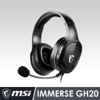 在飛比找PChome24h購物優惠-限時促銷 MSI IMMERSE GH20 耳機