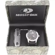 MOSSY OAK Gift Set Graphic Watch Multi Purpose Pocket Knife MOW089 Need Battery