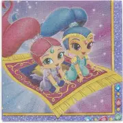 Shimmer & Shine Nick Jr Cartoon Kids Birthday Party Paper Luncheon Napkins