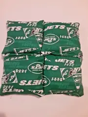 4 Cornhole Bag Set Corn Hole N. Y. New York Jets GRN