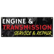Engine and Transmission Service & Repair Banner Concession Stand Food Truck