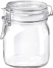 Square Fido Jar 0.75 Liter 1 EA