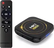 Android TV Box 12.0, HK1 RBOX H8S Smart TV Box 4GB RAM 64GB ROM, Support 2.4G/5.8G Wifi6 100/1000M Ethernet LAN Bluetooth 5.0 with H618 Chip 3D/4K Video Android Box Set,4gb+32gb