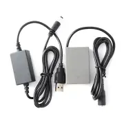 New 5V-5.5V BLS1 BLS5 DC Coupler Dummy Battery with USB Cable for Olympus USB