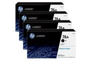 HP 76A LaserJet Pro Toner Ink Cartridge Black CF276A JetIntelligence 4 Pack