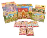 Lot Of Calico Critters House, Stylist Set, Playground, Tree House, 6 Blind Bags