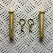 Tractor Clevis Pins 5/8" Diameter, 2.7/8" Useable Length, with R clips, x2