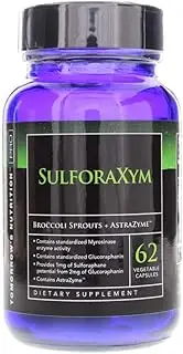 U.S. Enzymes Sulforaxym 62 Vegetable Capsules. Pure Standardized Sulforaphane Enhanced by myrosinase and AstraZyme for Added optimization.