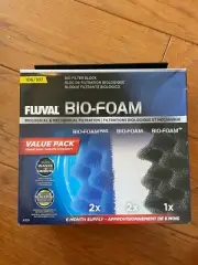 FLUVAL A334 105 106 107 BIO-FOAM VALUE 5pk 2 BIO FOAM 1 PLUS BLACK & 2 MAX BLUE