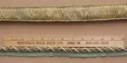 2 TRIM FRINGE CORD TEAL CREAM GOLD BROWN TR 318