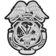 Military Police PVC Patch Hook and Loop